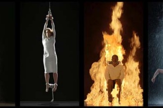 Bill Viola Martyrs - Earth, Air, Fire, Water (2014)